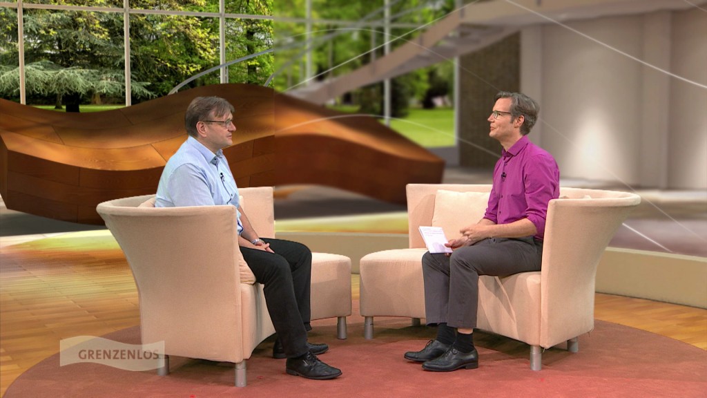 Foto: Christian Otterbach im Interview mit Jochen Erdmenger