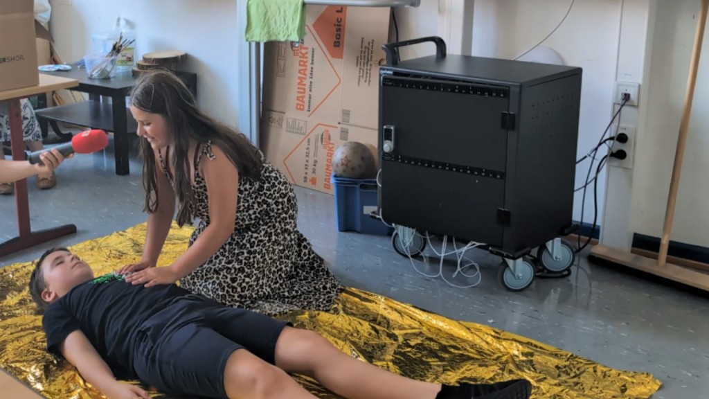 Erste Hilfe AG in der Grundschule Nohfelden