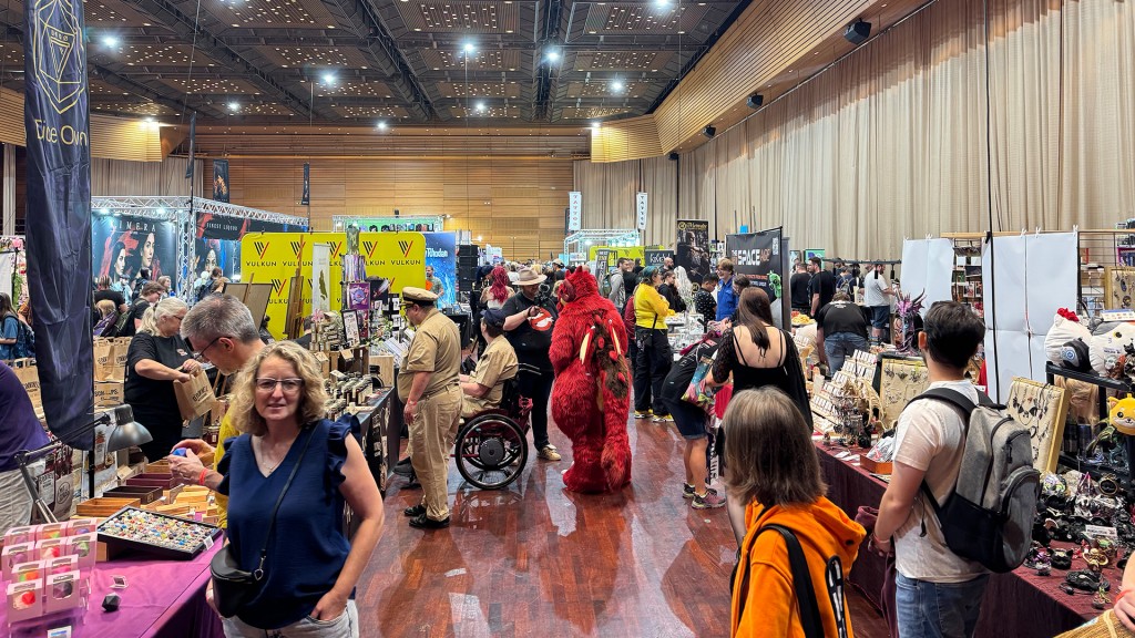 Szene von der Comic Con in der Saarlandhalle in Saarbrücken