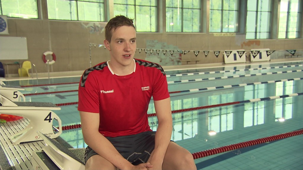 Das Schwimmtalent Leo Baumann
