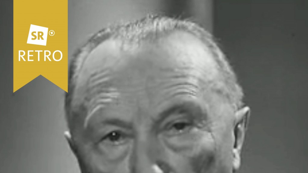 Porträt von Konrad Adenauer