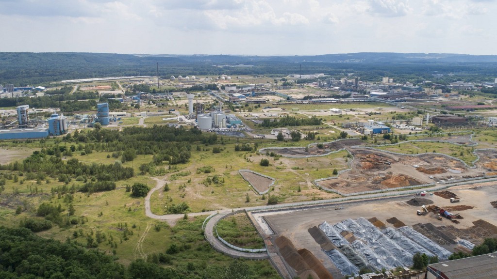 Foto: Luftaufnahme der Chemieplattform Carling 