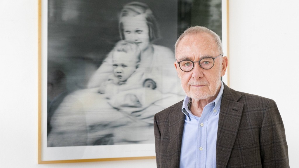 Gerhard Richter in seinem Kölner Atelier 