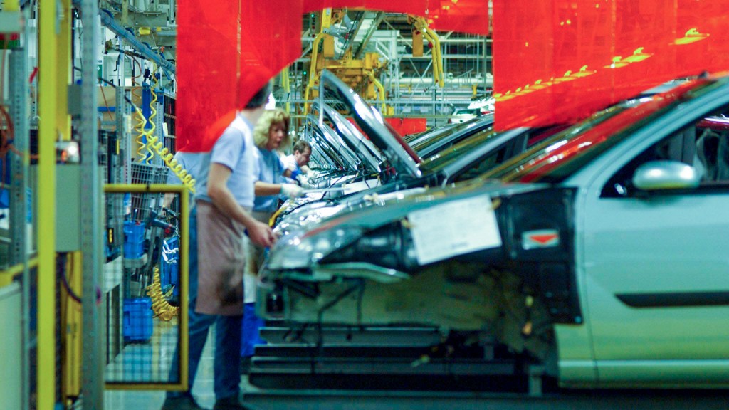 Foto: Produktion des Ford Focus in Saarlouis