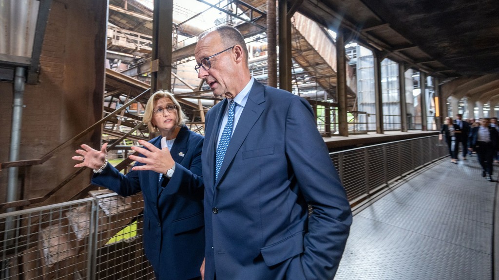 Foto: Anke Rehlinger und Friedrich Merz 