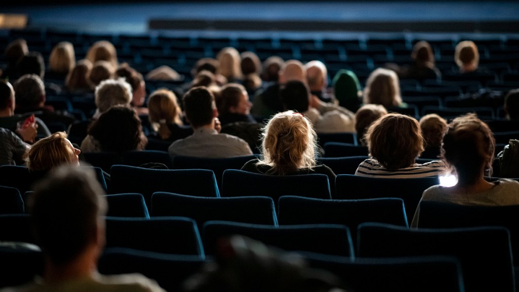 Foto: Besucher im Kinosaal während einer Filmvorsführung
