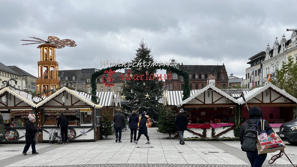 Der Weihnachtsmarkt in Saarlouis