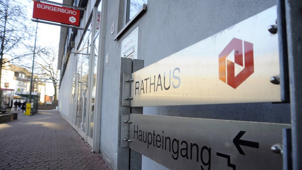 Eingang Rathaus Neunkirchen