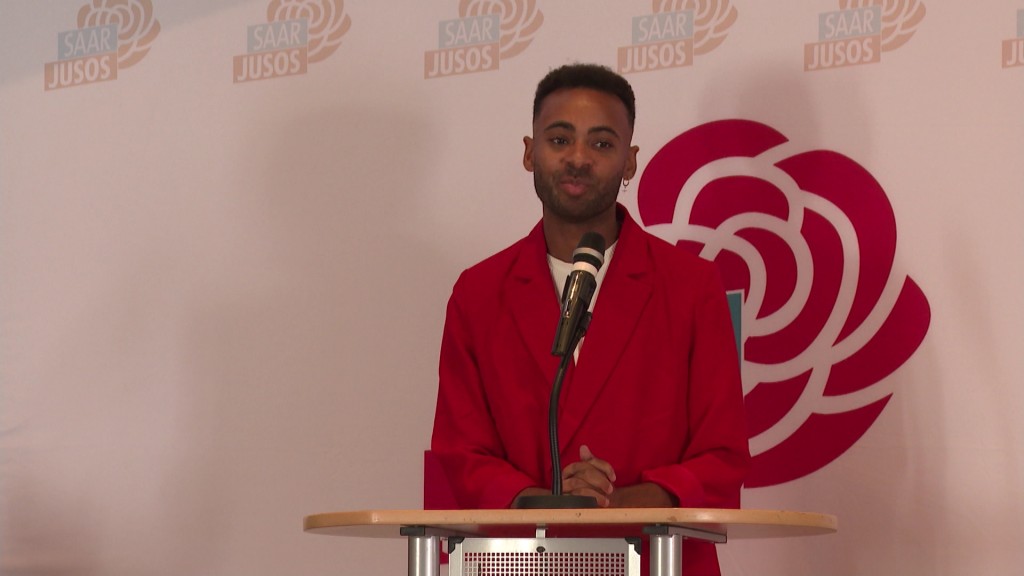 Foto: Landesvorsitzende der Jusos, Steven Commey-Bortsie