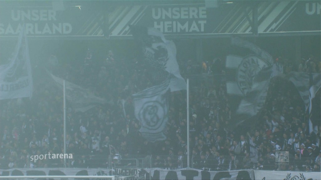 Foto: Fankurve der SV Elversberg