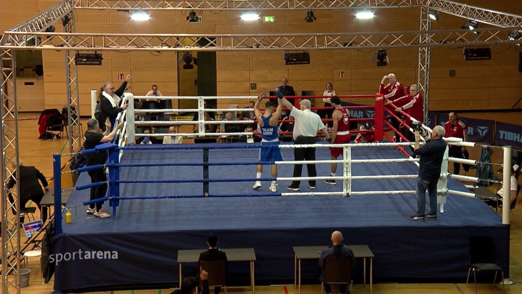 Foto: Box-Ring bei den Deutschen Meisterschaften in Saarbrücken