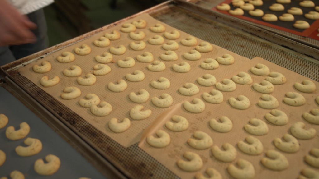 Foto: Plätzchen auf einem Backblech