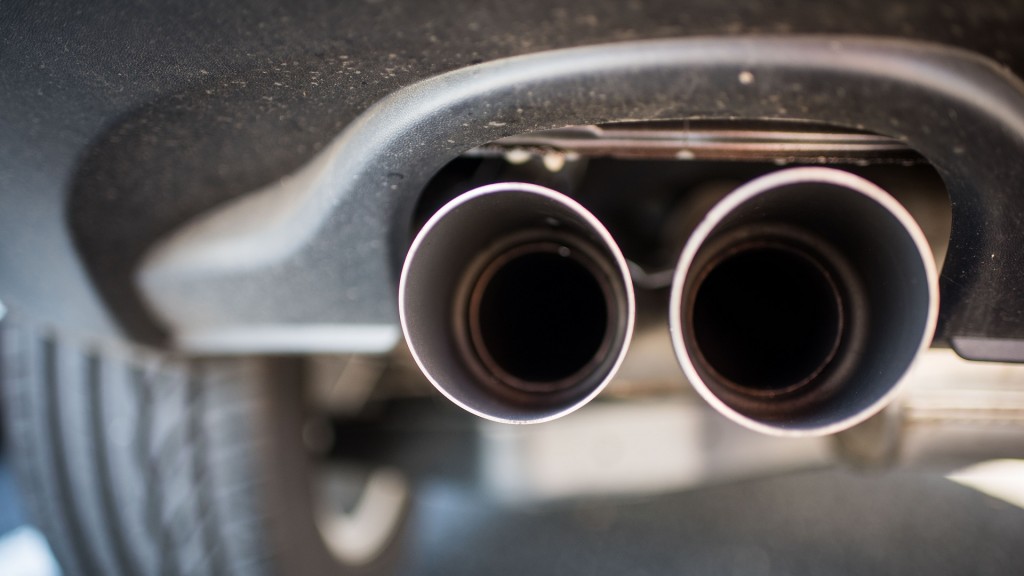 Auspuff eines Dieselfahrzeuges