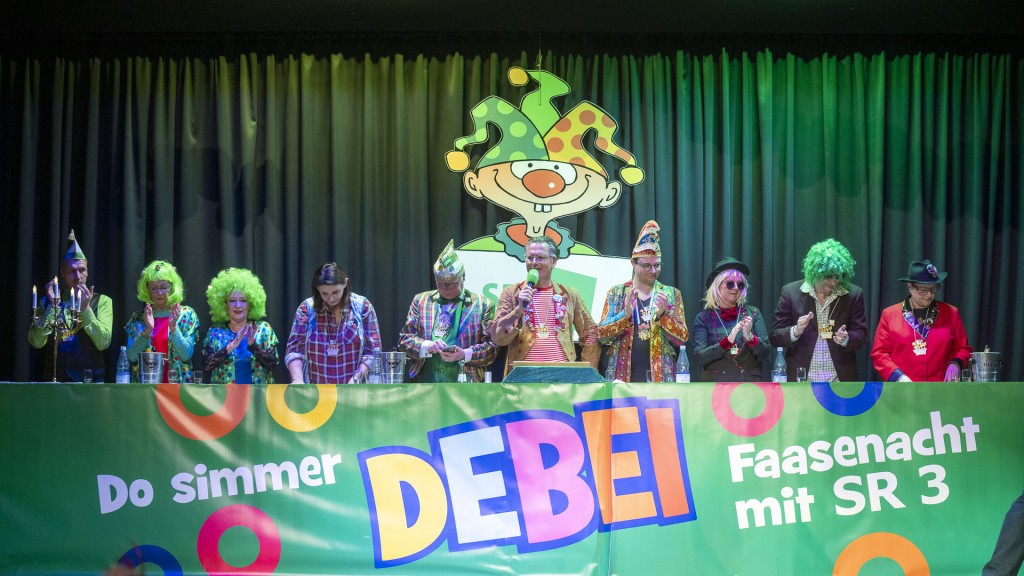 SR 3-Radiokappensitzung im Bürgerhaus Dudweiler