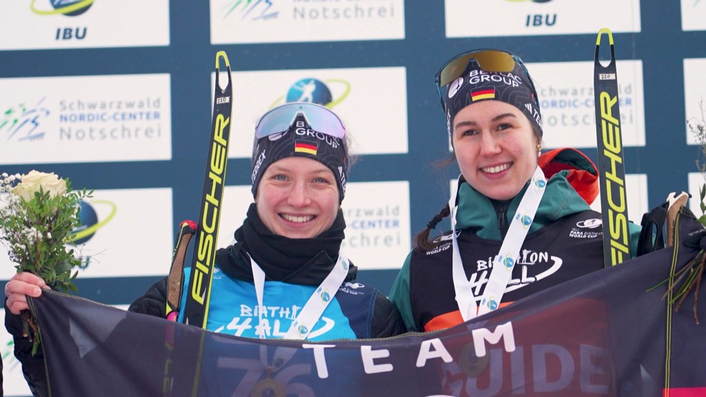 Foto: Johanna Recktenwald aus Marpingen und Begleitläuferin Emily Weiß