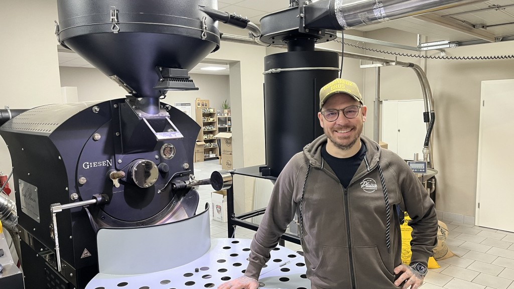 Carsten Schäfer in seiner Kaffeemanufaktur
