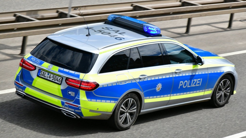 Ein Streifenwagen der Saarländischen Polizei