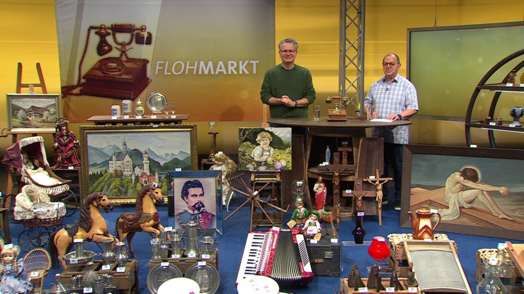 Foto: Michael Friemel im Flohmarkt-Studio