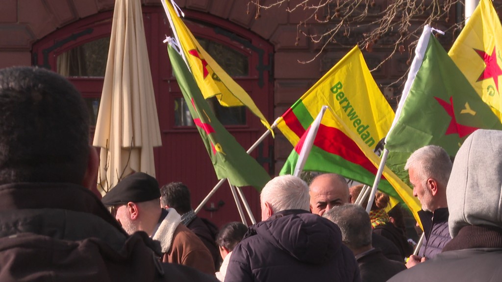 Foto: Pro-Kurdische Demonstration in Saarbrücken
