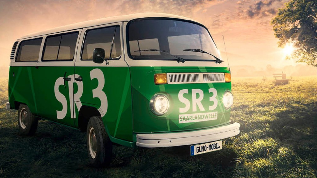 Das GuMo-Mobil von SR 3 Saarlandwelle