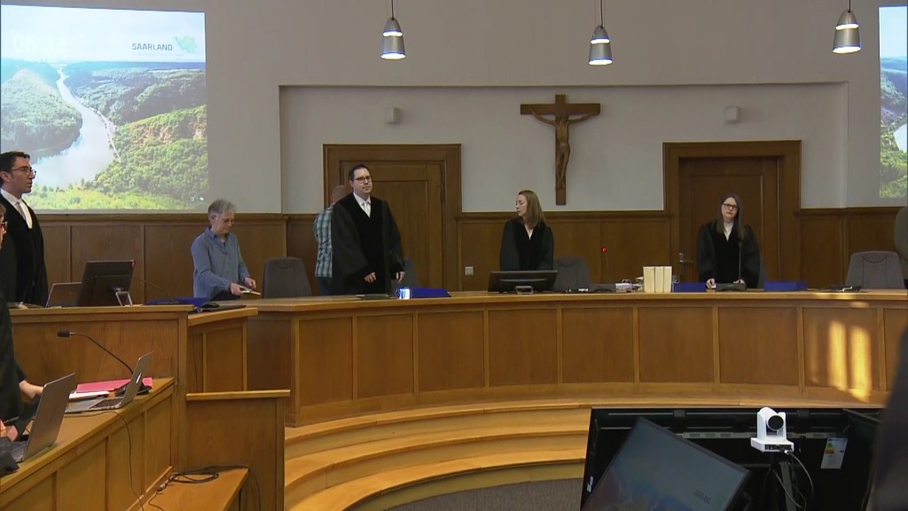 Prozess im Landgericht um die Tötung des Polizisten in Völklingen. 