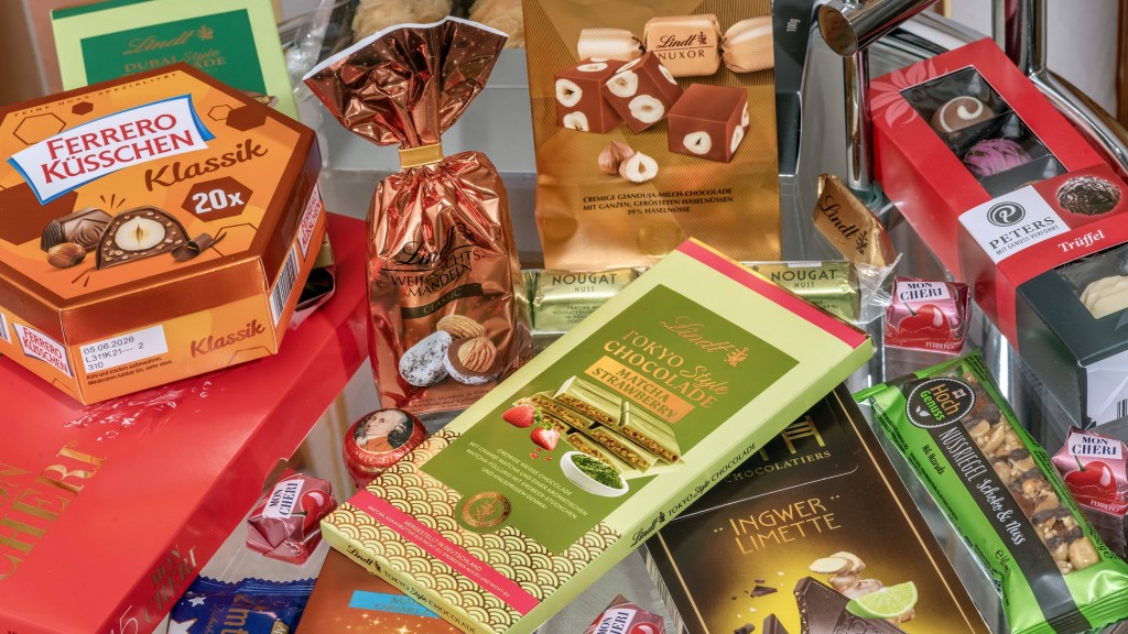 Verschiedene Schokoladenprodukte von unterschiedlichen Herstellern