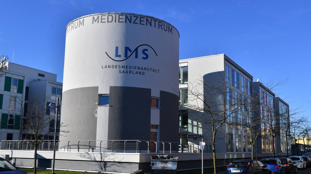 Foto: Außenaufnahme der Landesmedienanstalt Saarland in Saarbrücken 