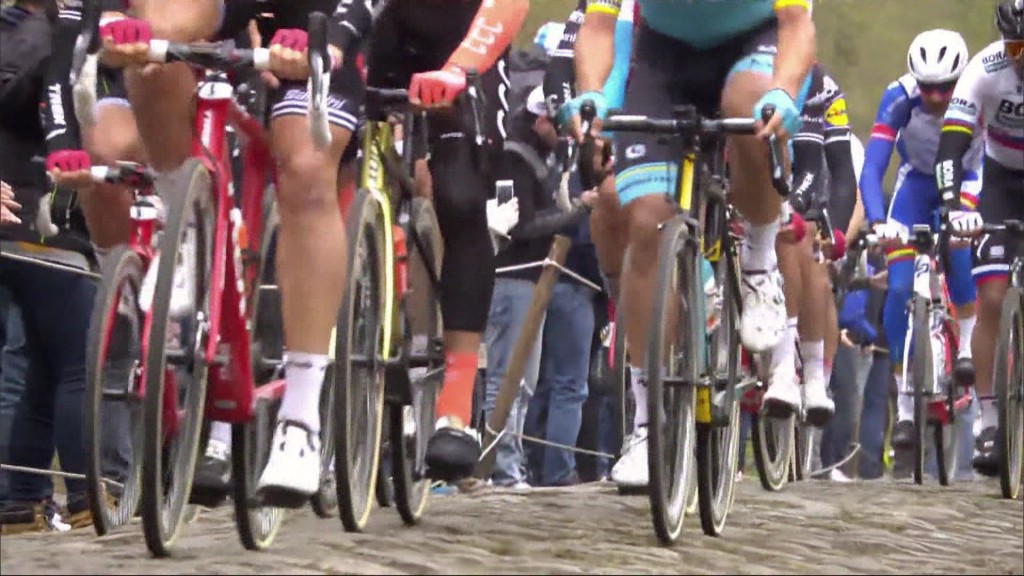 Foto: Fahrradfahrer bei einem Fahrradrennen