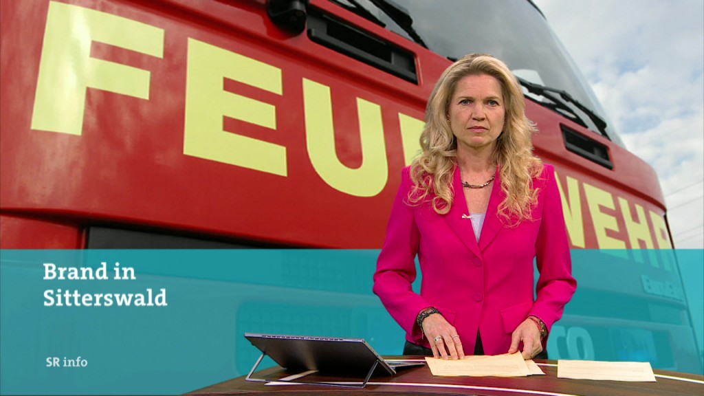 Anja Fröhlich im Studio