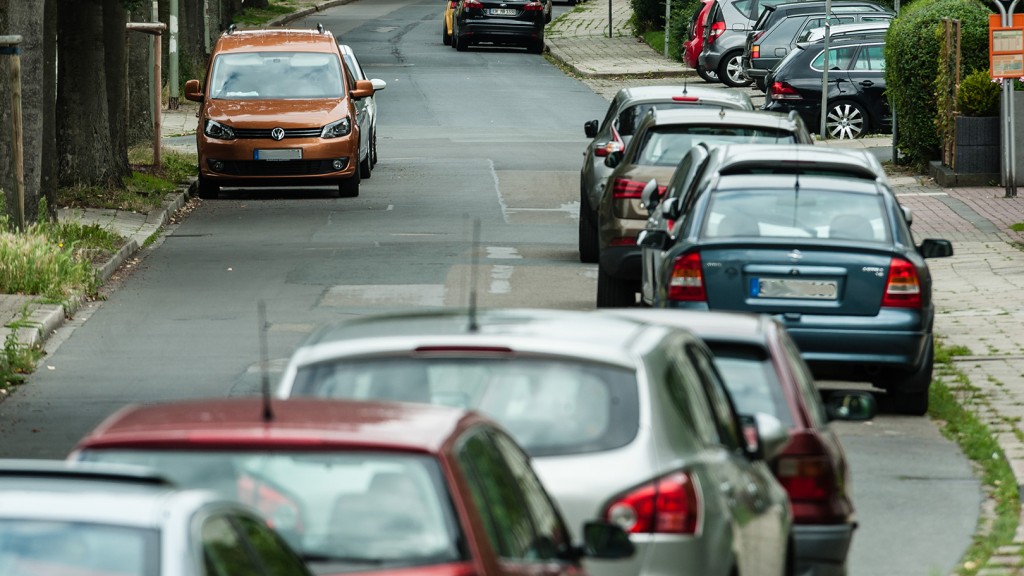 Parken in einem Wohngebiet
