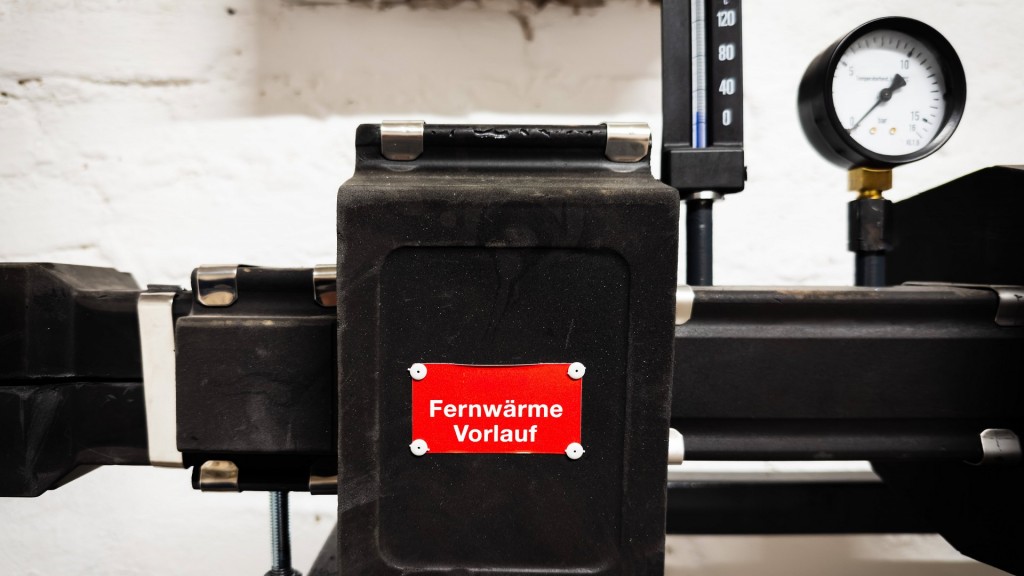 Übergabestation von Fernwärme in einem Keller