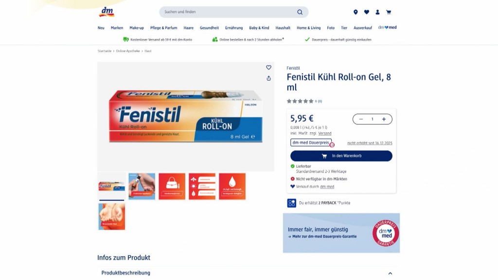 Foto: Internet-Auftritt einer Online-Apotheke 