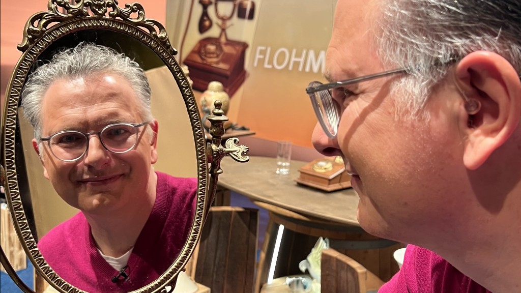 Foto: Michael Friemel mit der Studiogästin