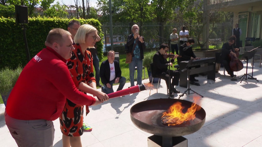 Foto: Flamme der Special Olympics ist entzündet worden