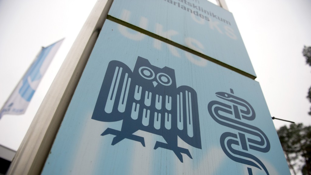 Foto: Logo der Uniklinik Homburg