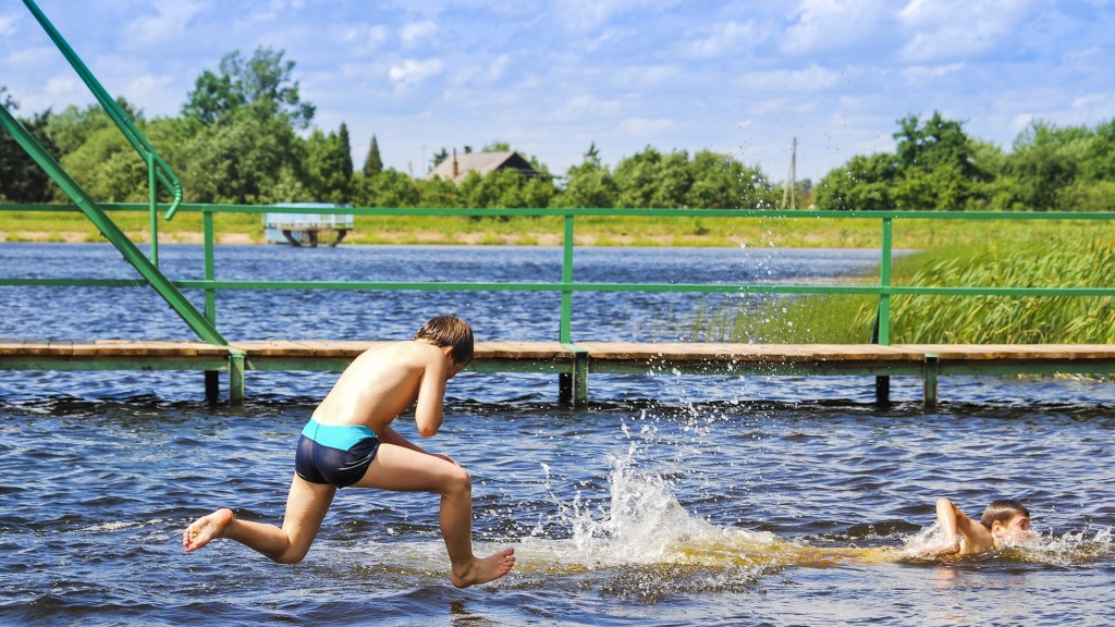 Sprung ins Wasser