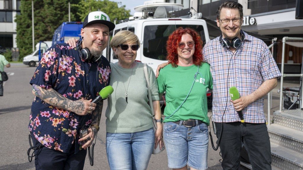 Die Crew am Markttag in St. Ingbert