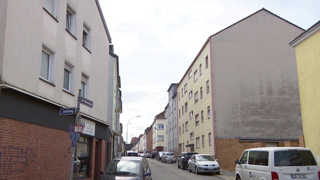 Foto: Eine Straße in Saarbrücken-Malstatt
