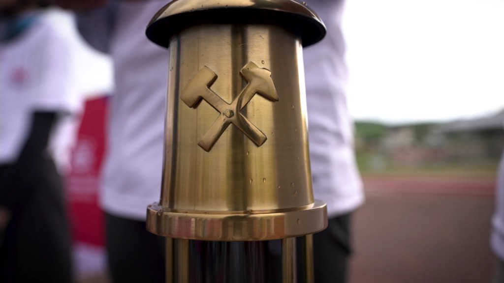 Foto: Fackel der Special Olympics im Saarland 