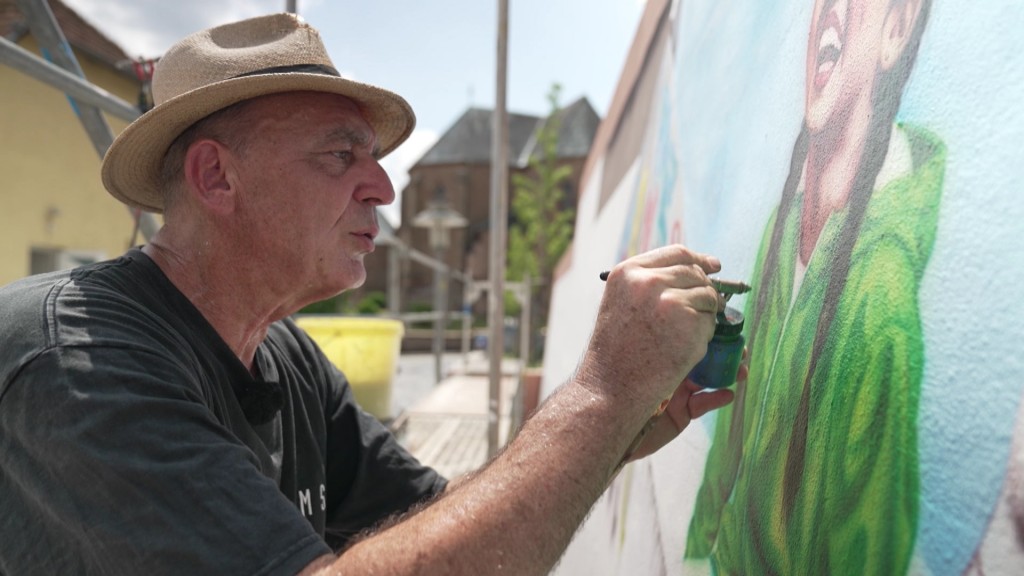 Foto: Airbrush-Künstler Franz Schmidt