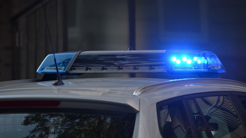 Blaulicht eines Polizeiautos