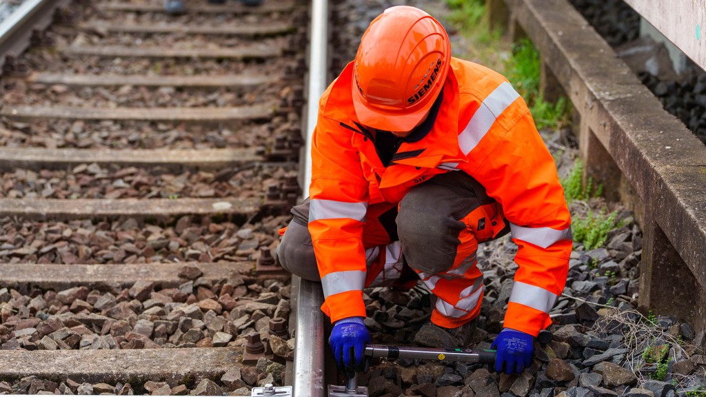 Foto: Baustelle zur Sanierung einer Bahn-Strecke
