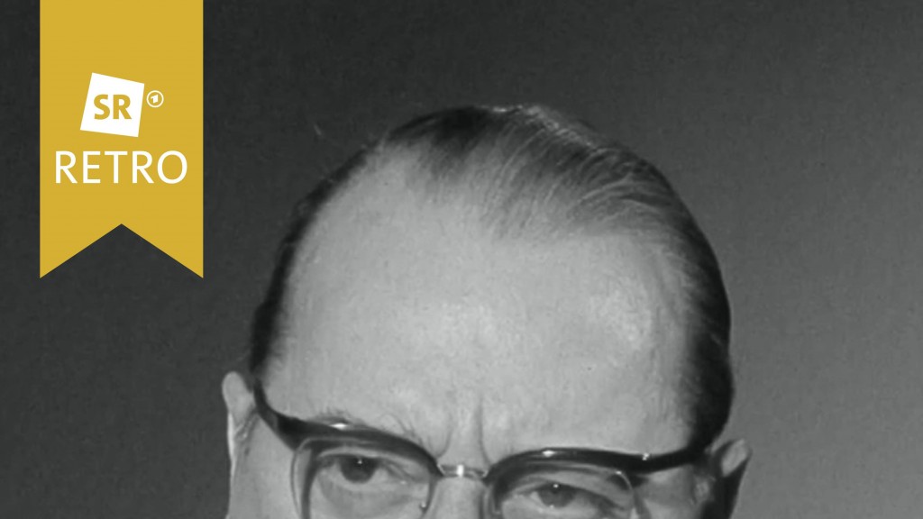 Porträt von Bundesaußenminister Heinrich von Brentano