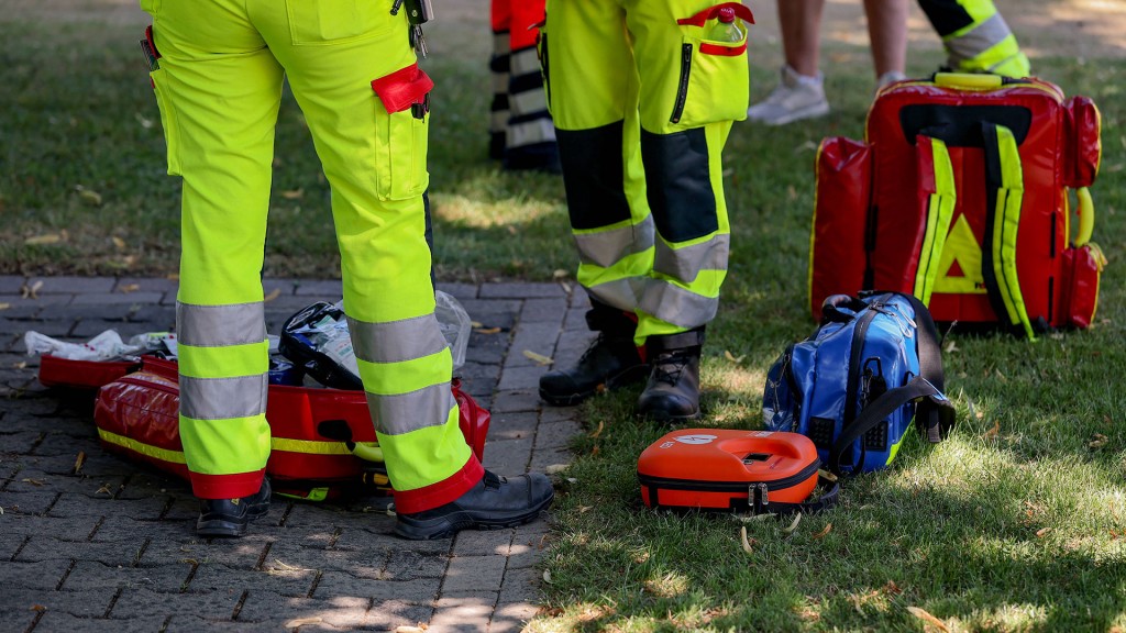 Rettungssanitäter im Einsatz