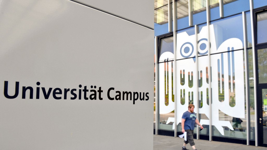 Foto: Der Campus der Universität des Saarlandes in Saarbrücken