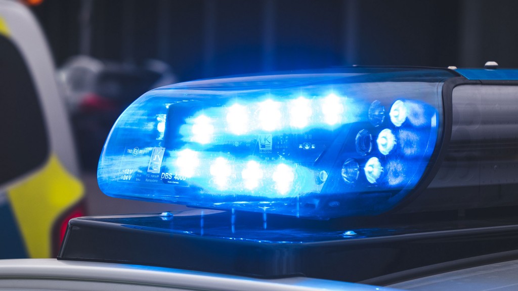 Foto: Blaulicht eines Polizeiautos