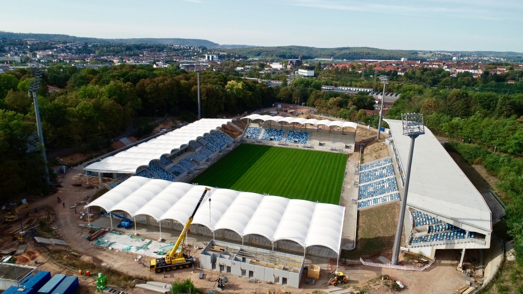 Foto: Das Saarbrücker Ludwigsparkstadion 