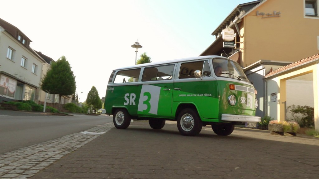 Foto: Michael Friemel unterwegs mit dem SR 3 Bus