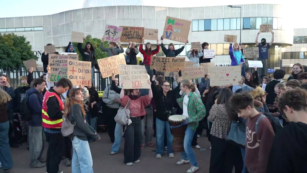 Schülerproteste in Frankreich
