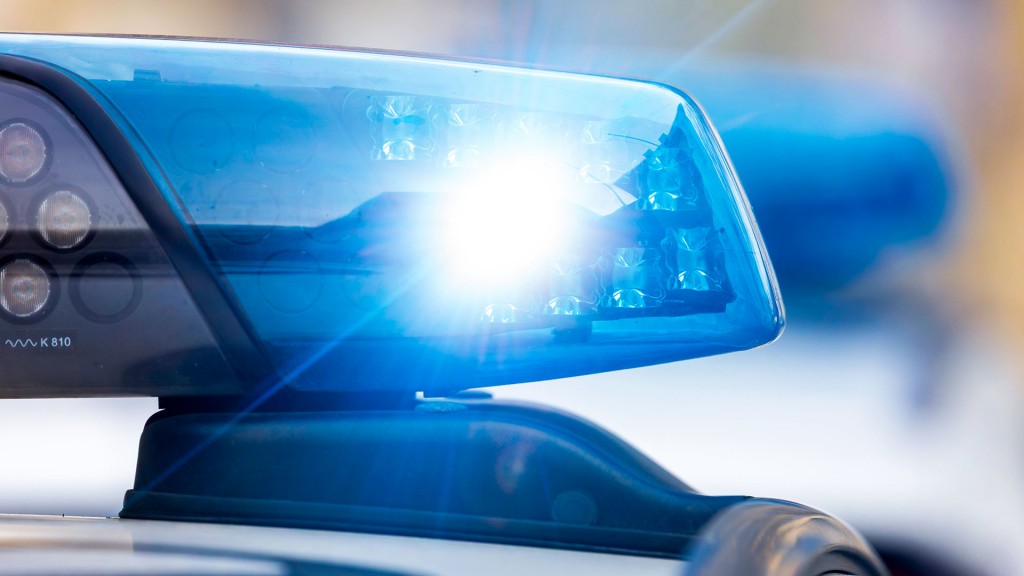 Foto: Blaulicht eines Polizeiwagens